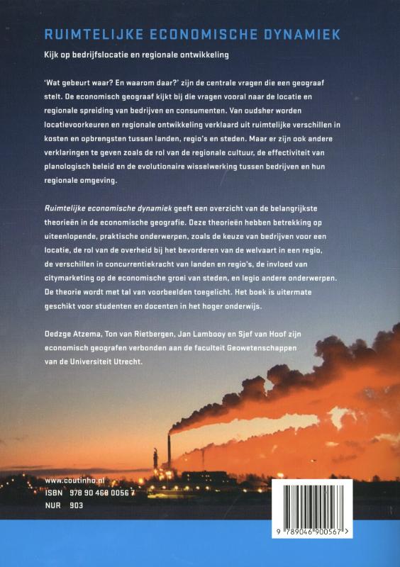 Ruimtelijke economische dynamiek Ruimtelijke economische dynamiek achterkant