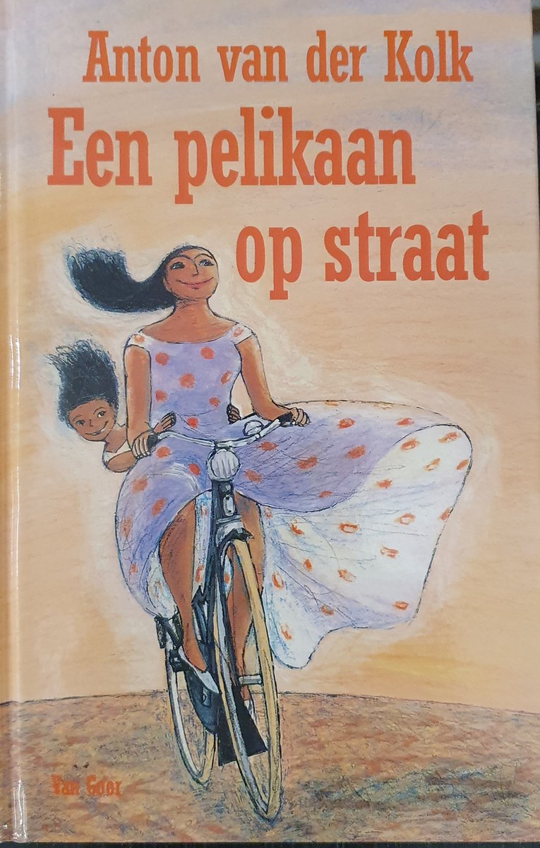 Een pelikaan op straat