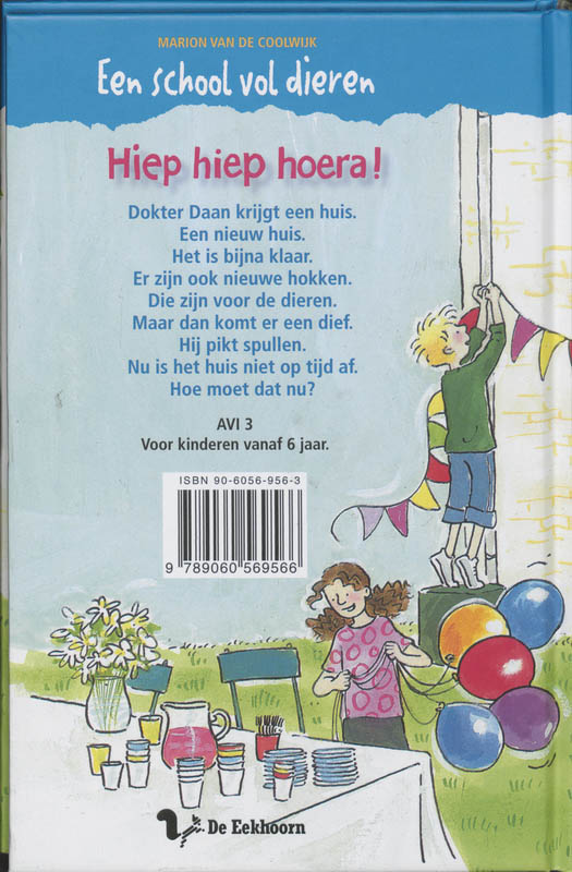 Hiep hiep hoera! / Een school vol dieren achterkant