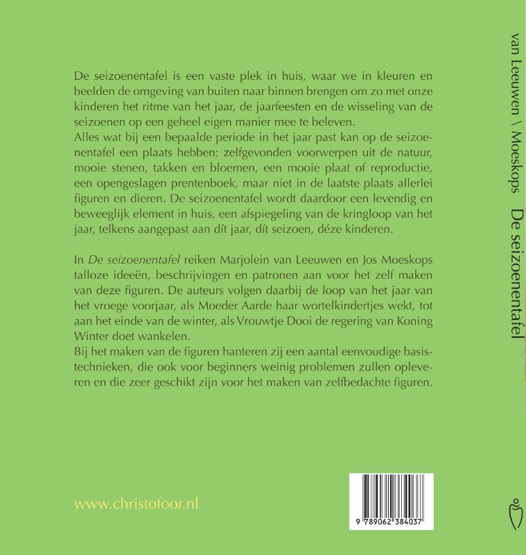 De seizoenentafel De seizoenentafel achterkant