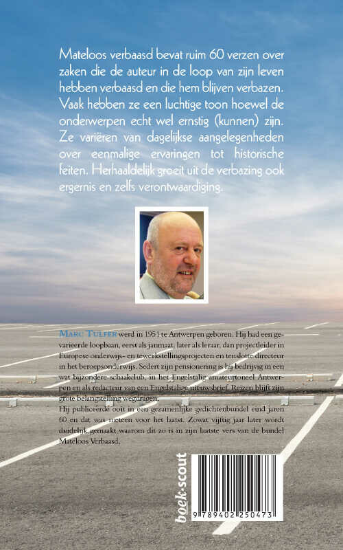 Mateloos verbaasd achterkant