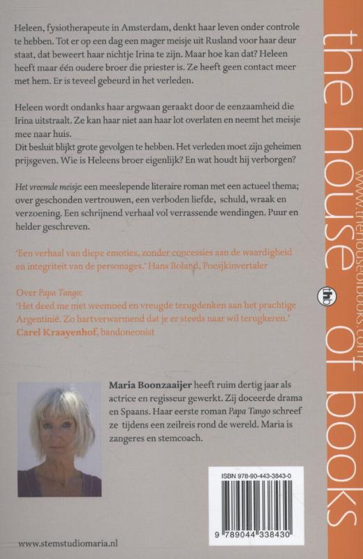 Het vreemde meisje Het vreemde meisje achterkant