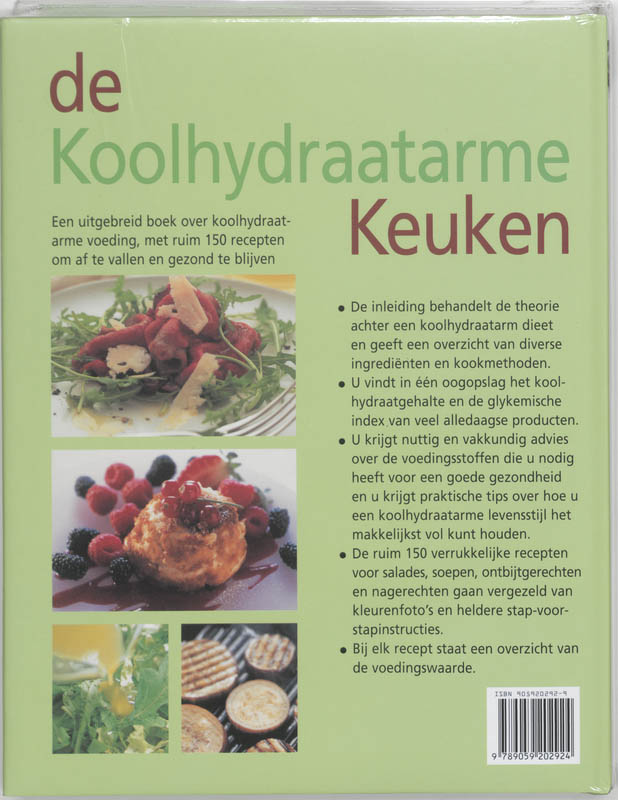 De Koolhydraatarme Keuken achterkant