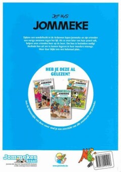 173 Het geheim van de hoefslag / Jommeke strip - nieuwe look / 173 achterkant