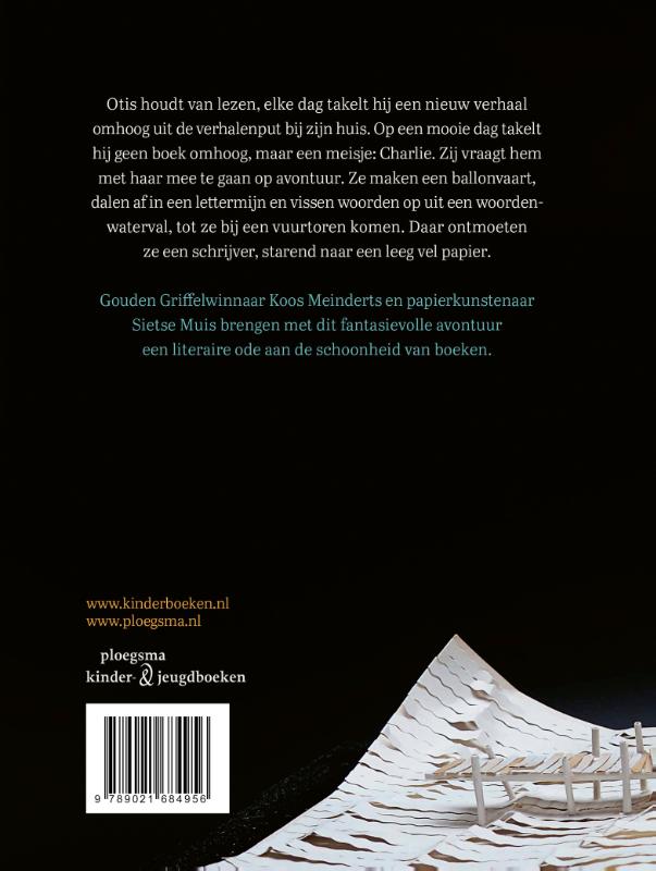 Een zee van papier achterkant