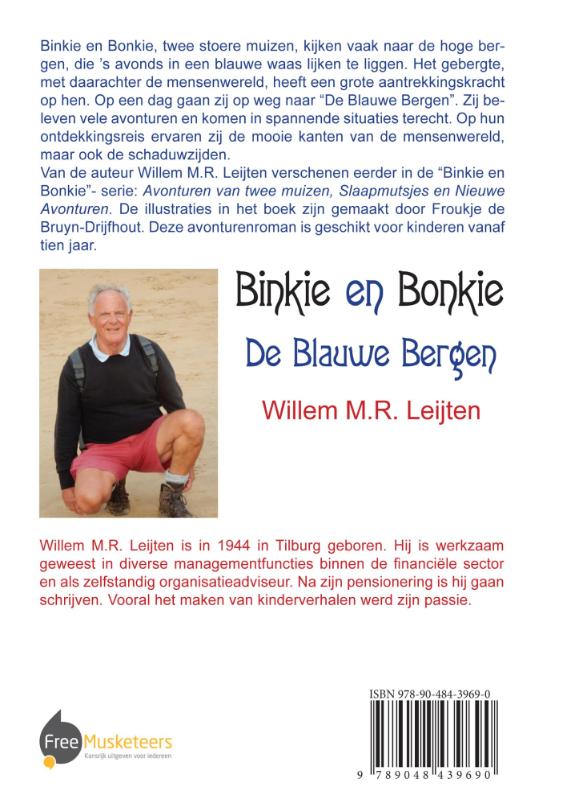De blauwe bergen / Binkie en Bonkie achterkant