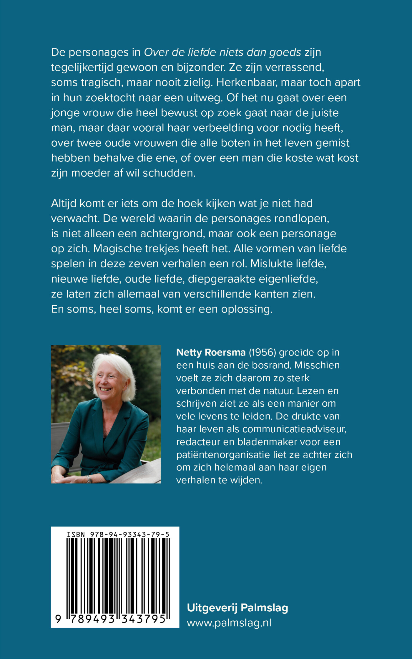 Over de liefde niets dan goeds achterkant