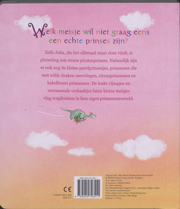 Mijn eerste prinsessenverhaaltjes achterkant