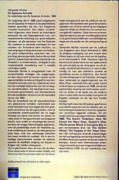 De Spaanse armada / Hollandia zeegeschiedenis achterkant