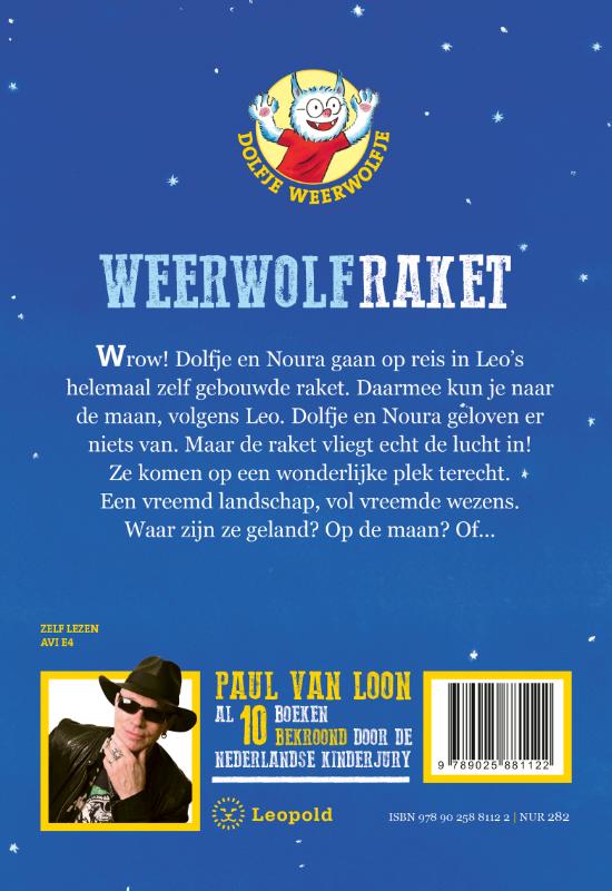Weerwolfraket / Dolfje Weerwolfje achterkant