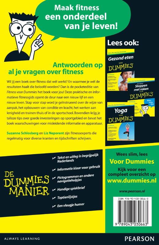 Voor Dummies - Fitness voor Dummies achterkant