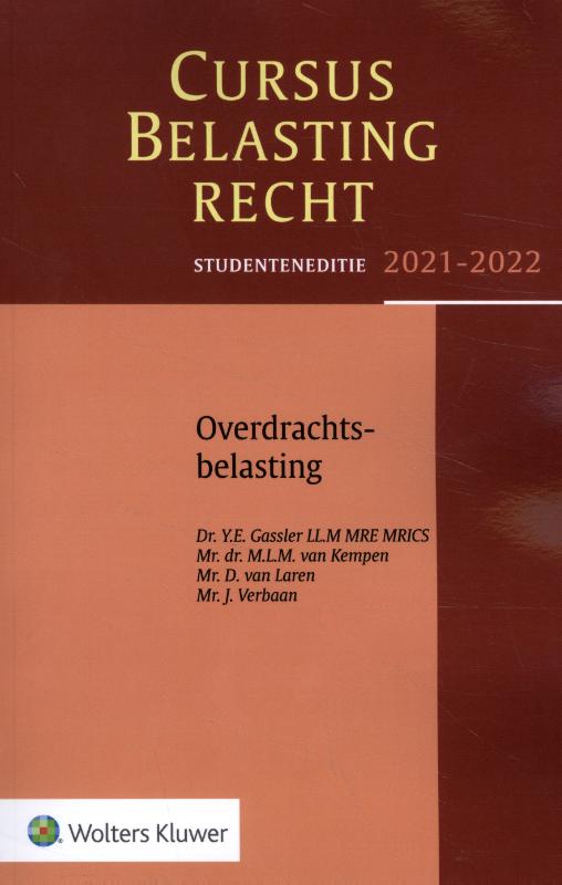boekenbalie_9789013163520_cover Cursus Belastingrecht Overdrachtsbelasting 2021-2022