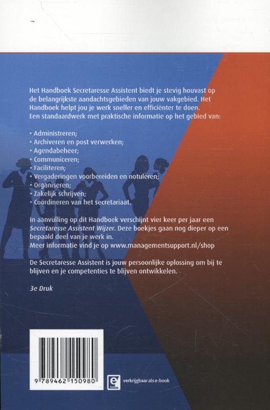 Handboek secretaresse assistent achterkant