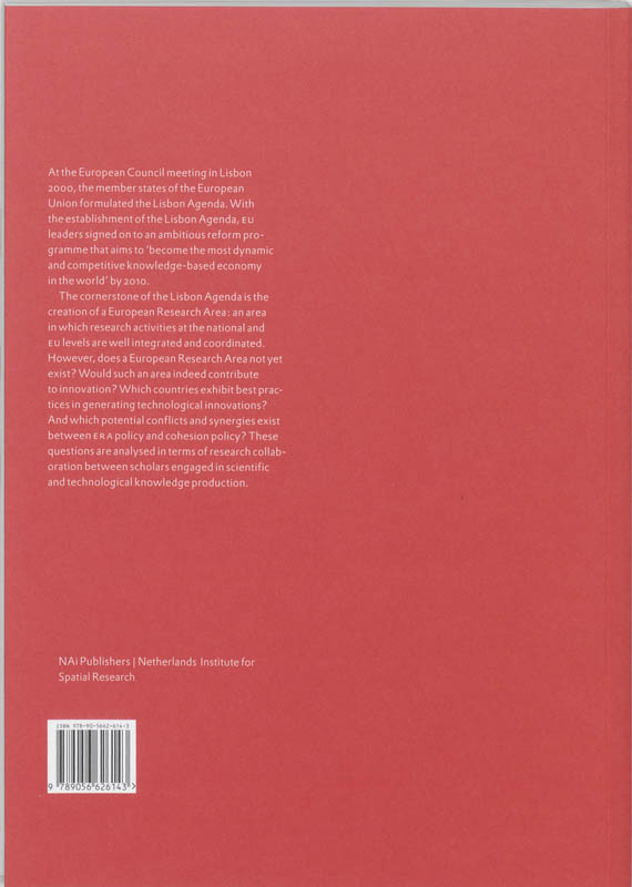Towards a European Research Area / RPB achterkant