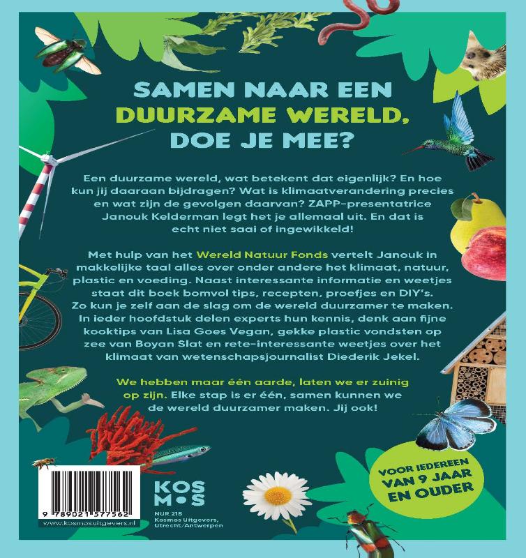Janouk zoekt een duurzame wereld Janouk zoekt een duurzame wereld achterkant