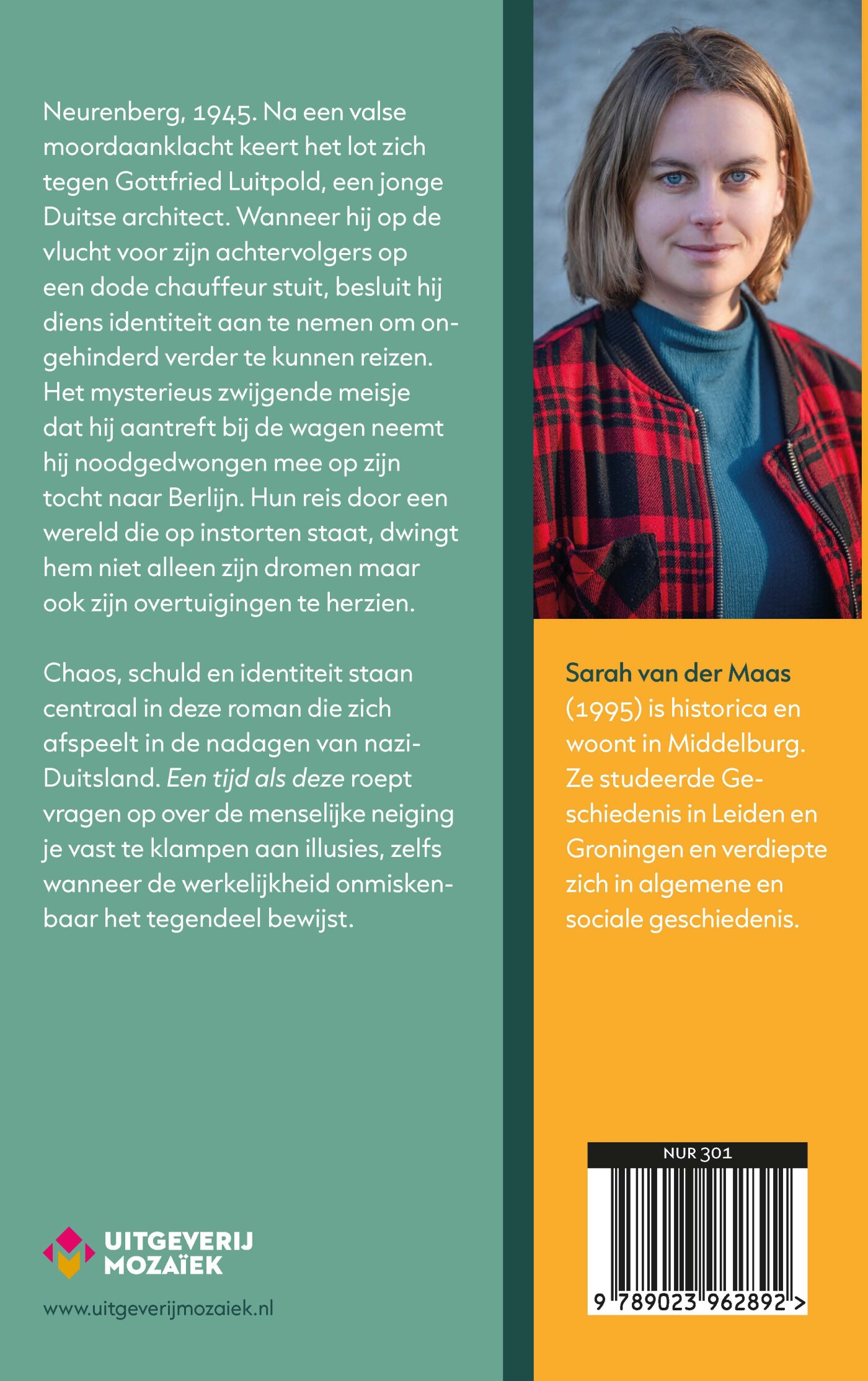 Een tijd als deze achterkant