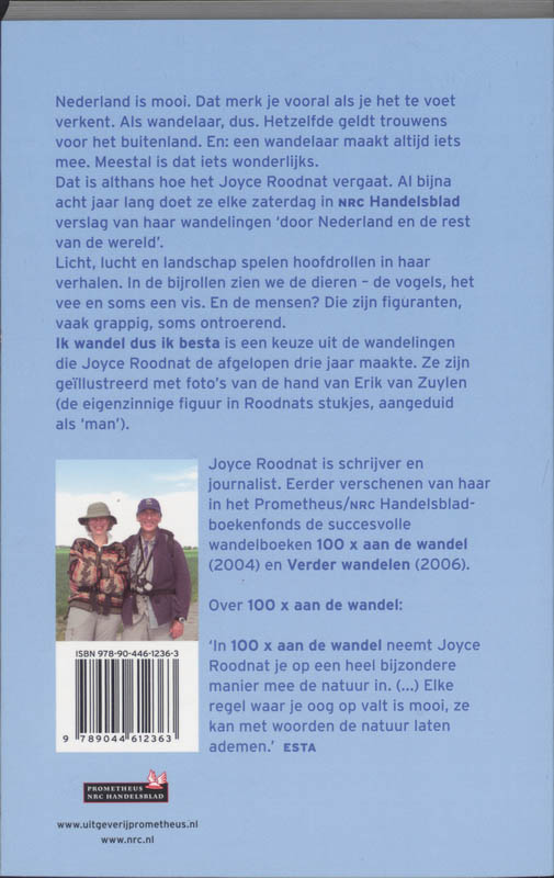 Ik wandel dus ik besta Ik wandel dus ik besta achterkant