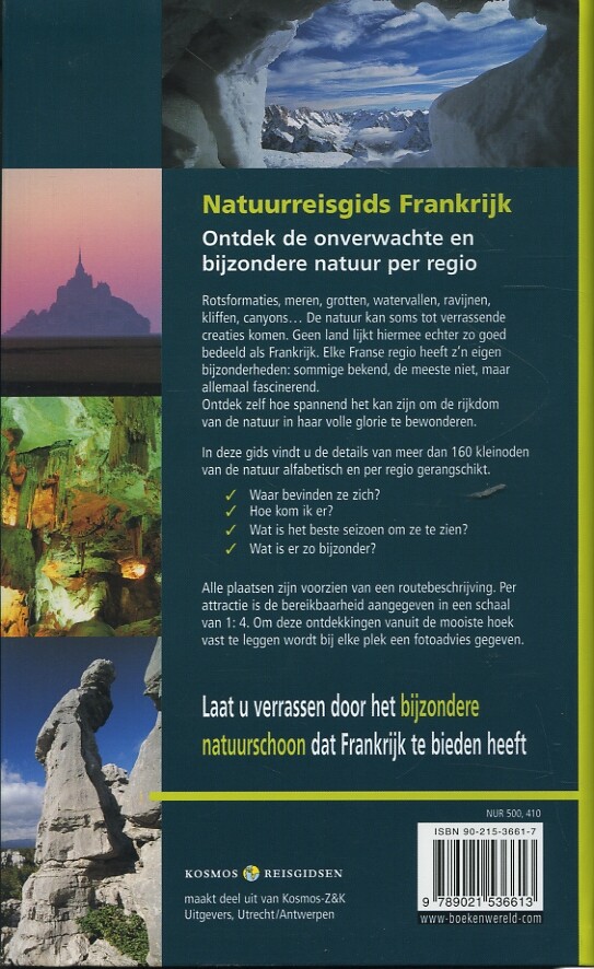 Natuurreisgids Frankrijk / Natuurreisgids achterkant