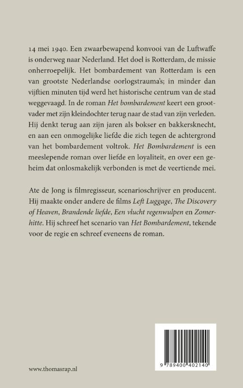 Het bombardement achterkant