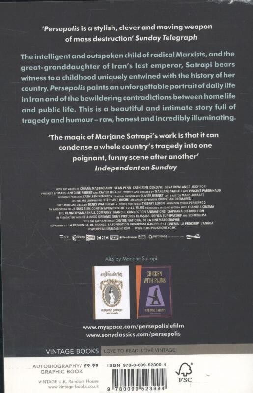 Persepolis I & Ii (Film Tie-In) achterkant