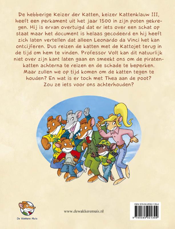 Wie heeft de Mona Lisa gestolen? / Geronimo Stilton achterkant