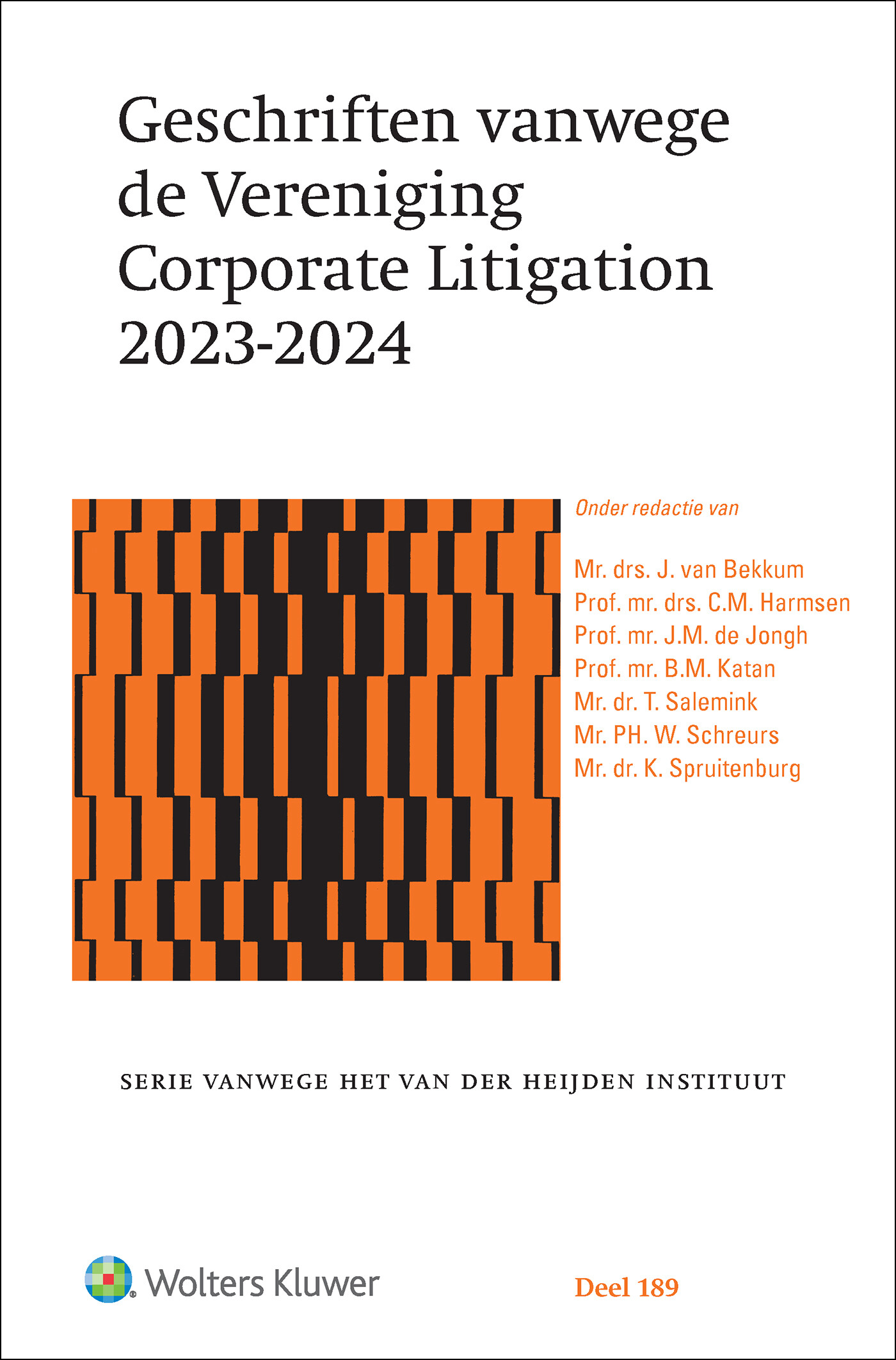 Geschriften vanwege de Vereniging Corporate Litigation / 2023-2024