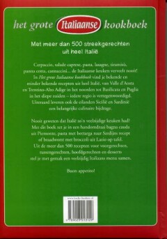 Het grote Italiaanse kookboek achterkant