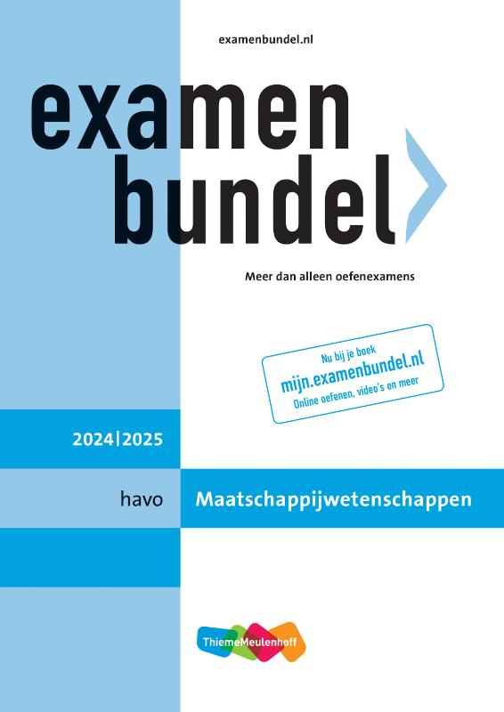 Examenbundel / havo Maatschappijwetenschappen 2024/2025