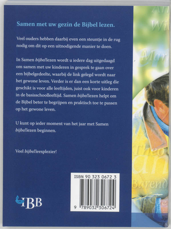 Samen bijbel lezen - blauw achterkant