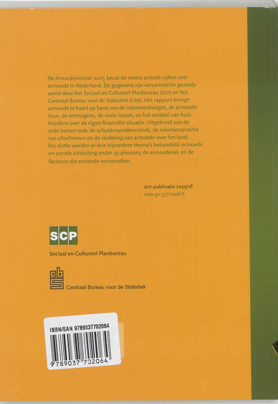 Armoedemonitor / 2005 / SCP-publicatie / 16 achterkant