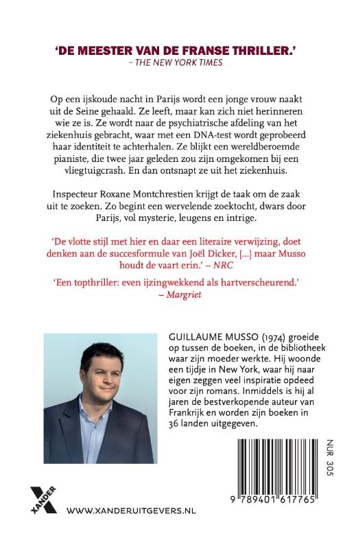 Het meisje uit de Seine Het meisje uit de Seine achterkant