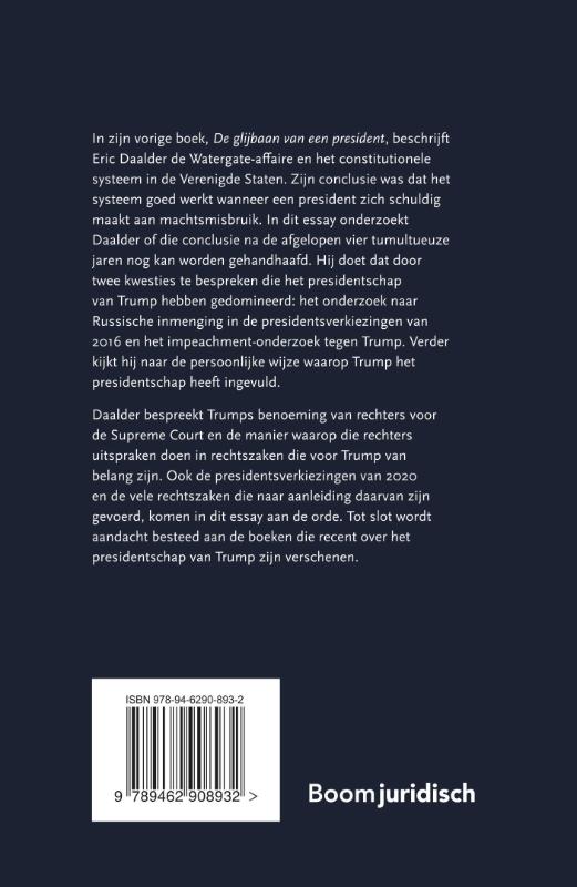 President Trump en de rule of law achterkant