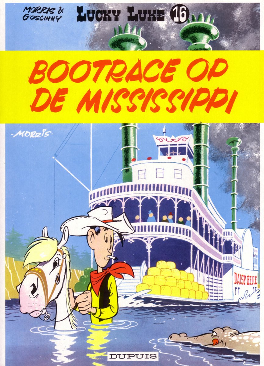 Lucky luke 16. bootrace op de mississipi