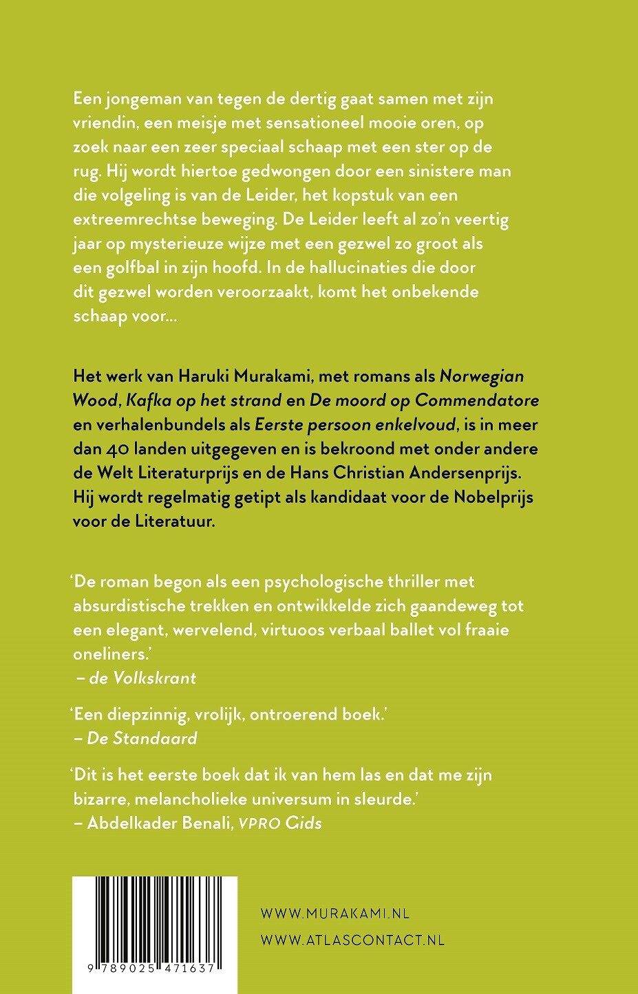 De jacht op het verloren schaap achterkant