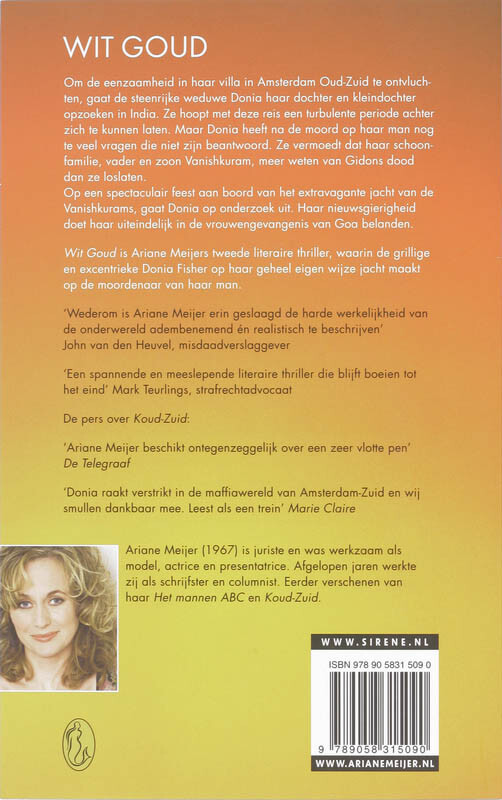 Wit goud / Sirene achterkant