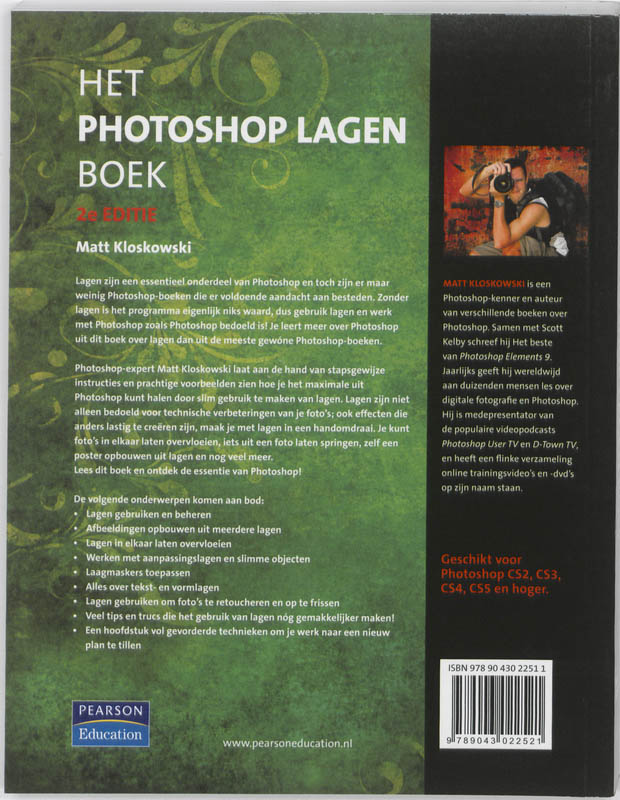 Het Photoshop Lagen boek achterkant