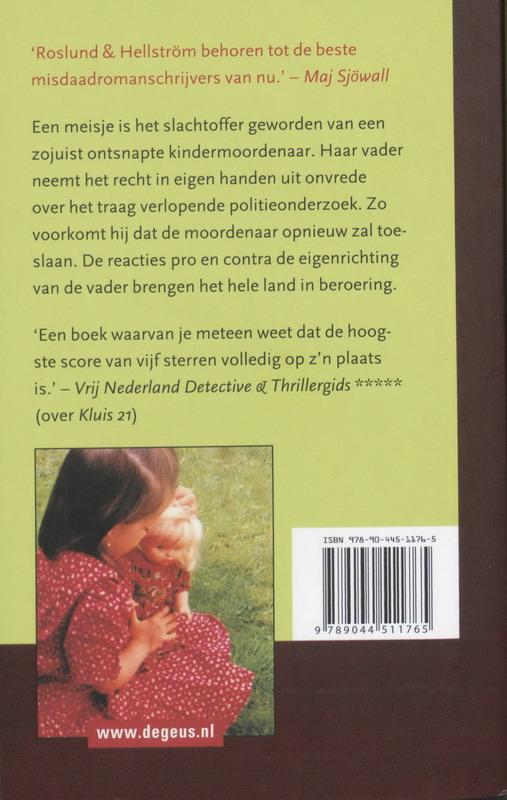 Vaderwraak / De Geus Pockets Vaderwraak / De Geus Pockets achterkant