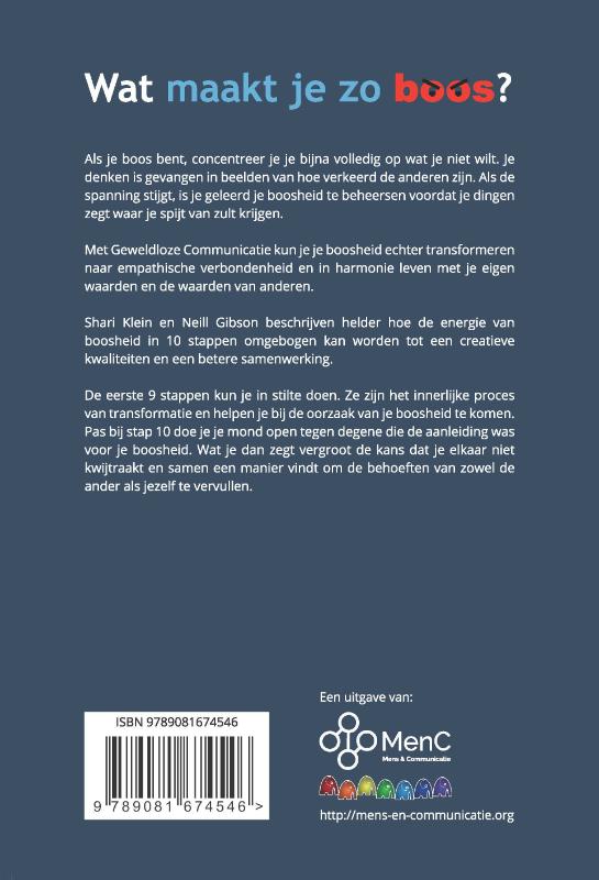 Wat maakt je zo boos? / Mens &amp; communicatie achterkant