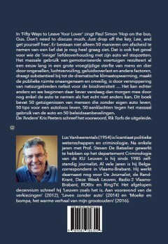 "Fifty ways to leave ... your car" achterkant