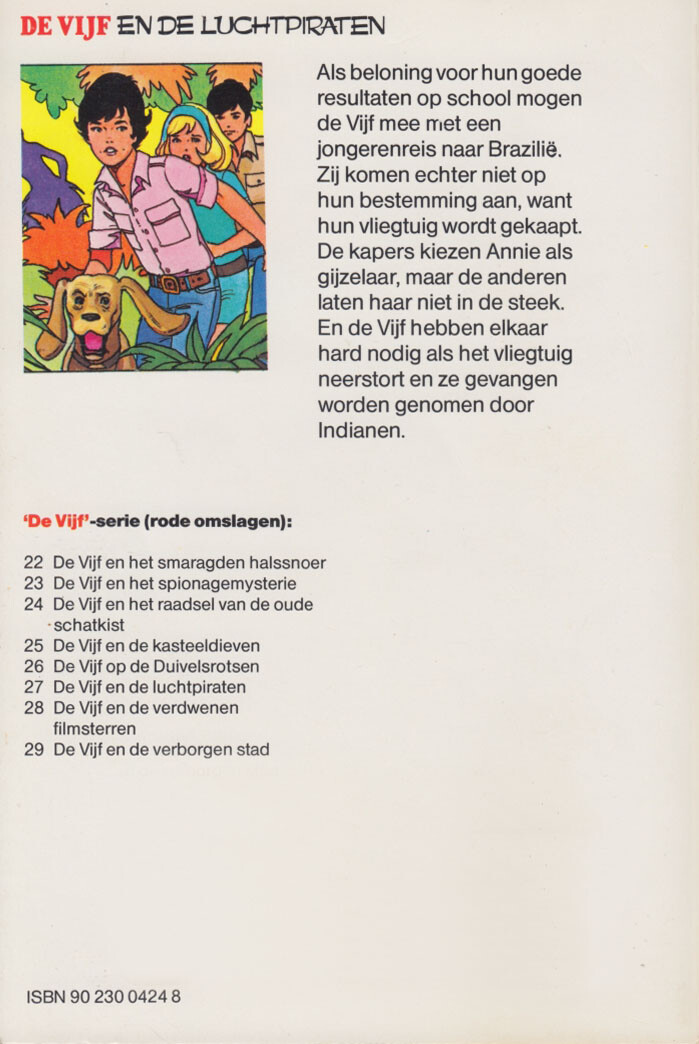 De Vijf en de luchtpiraten / De Vijf / 27 achterkant
