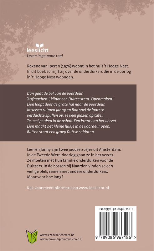't Hooge Nest / Leeslicht achterkant