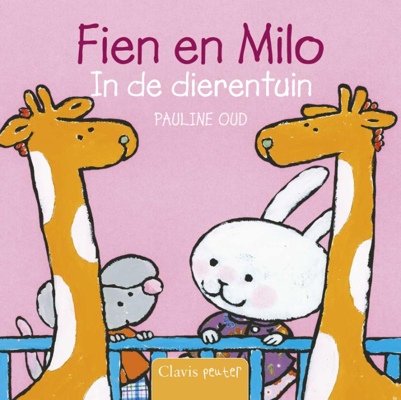 Kinderboeken Clavis Dierentuin - Fien en Milo in de dierentuin. 1+