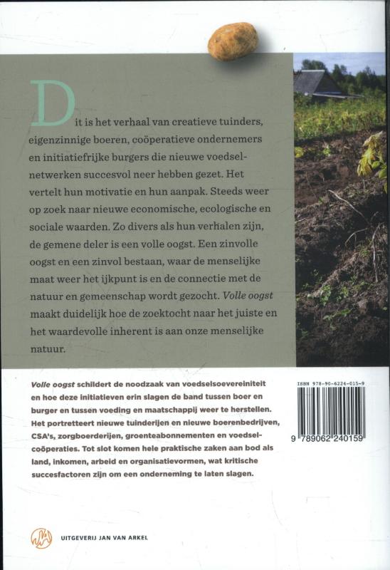 Volle oogst achterkant