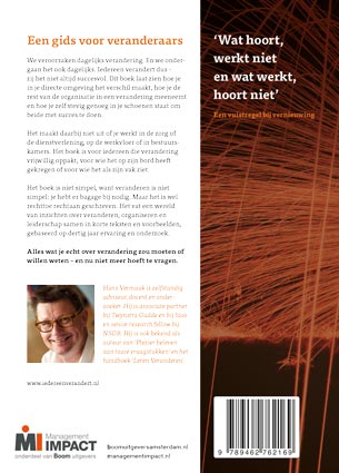 Iedereen verandert-nu wij nog Iedereen verandert-nu wij nog achterkant