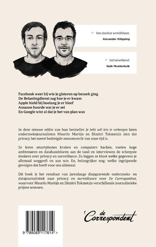 Je hebt wél iets te verbergen achterkant