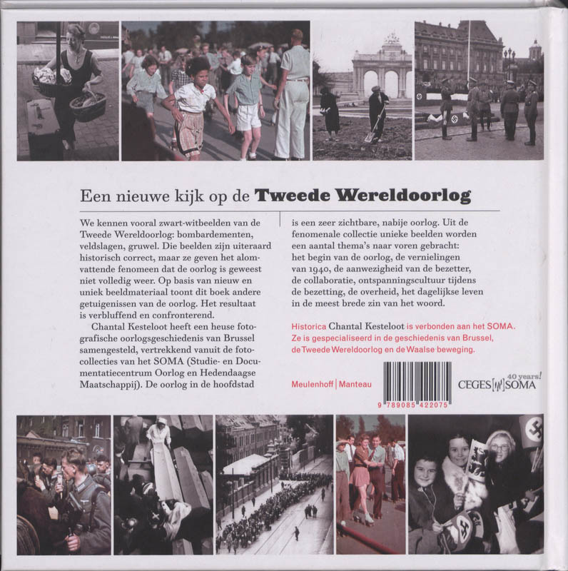 Brussel 1940-1944 / Steden in oorlog / 1 achterkant