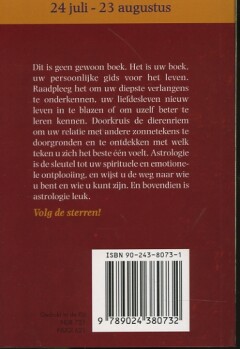 De koninklijke Leeuw / Sterrenbeelden / 17 achterkant