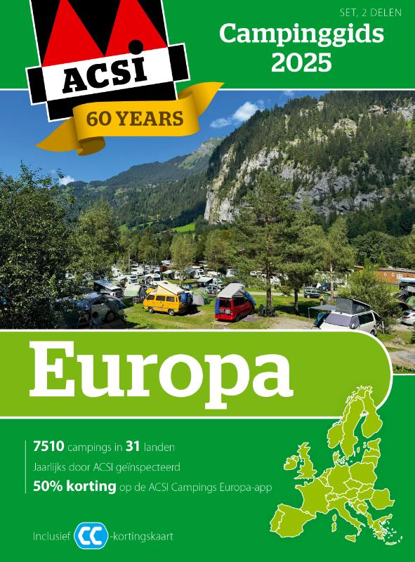Europa 2025 (set 2 delen) / 2025 / ACSI Campinggids