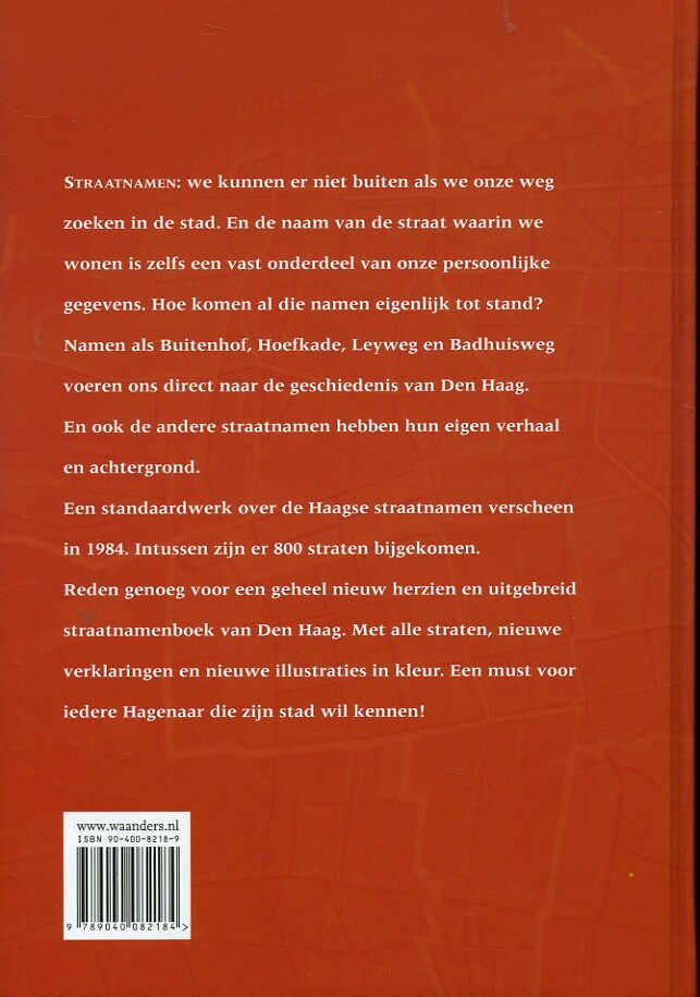 Den Haag - Straten en hun namen Den Haag - Straten en hun namen achterkant