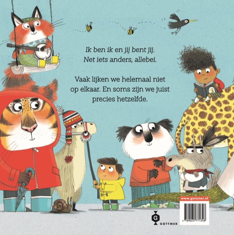 Ik ben ik en jij bent jij Ik ben ik en jij bent jij achterkant